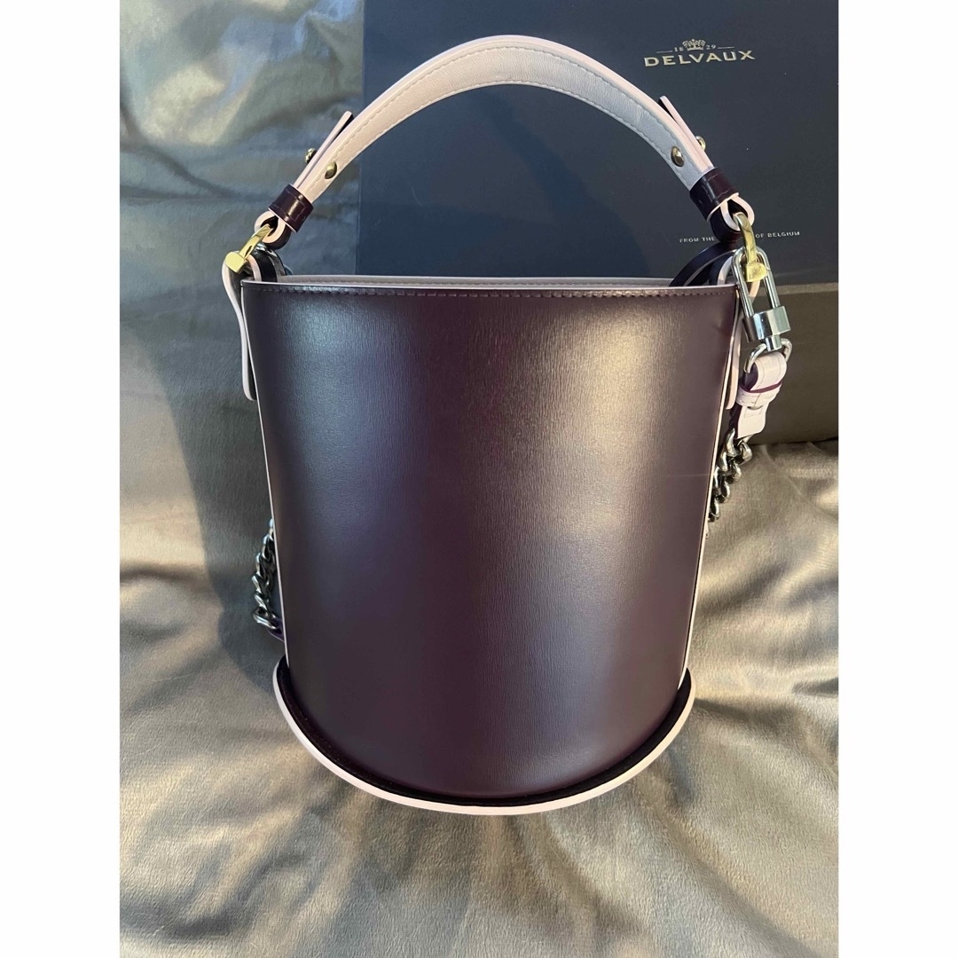 DELVAUX - DELVAUX ハンドバッグ Pin Mini Bucket ピン ミニ の DELVAUX - DELVAUX ハンドバッグ Pin Mini Bucket ピン ミニ の