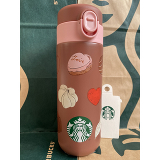 スターバックスコーヒー(Starbucks Coffee)のスターバックス　バレンタイン2024ステンレスボトルチョコレート381ml(タンブラー)