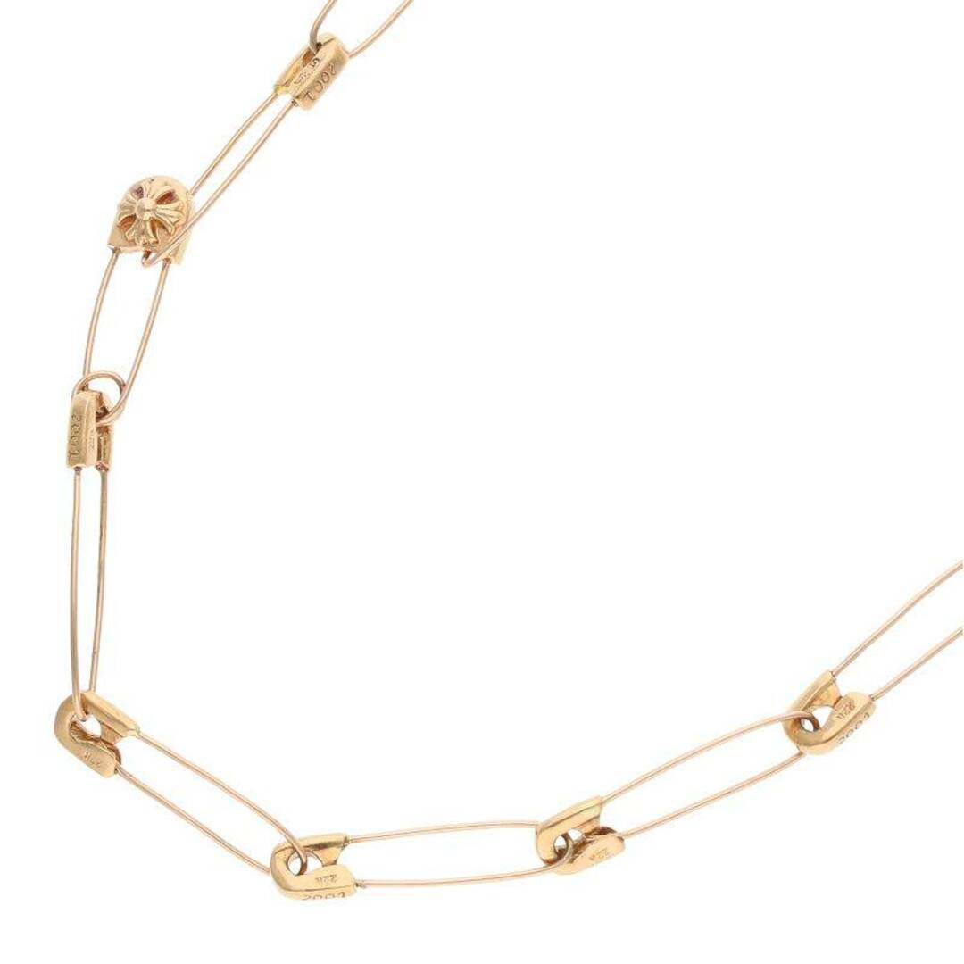 Chrome Hearts - クロムハーツ 22K SAFETY PIN NECKLACE Chrome Hearts - クロムハーツ 22K SAFETY PIN NECKLACE
