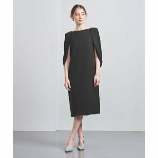 ユナイテッドアローズ(UNITED ARROWS)の【BLACK】ケープスリーブ ワンピース(その他)