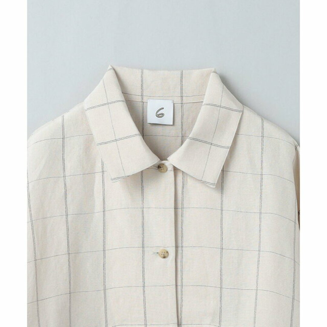 6 (ROKU)(ロク)の【BEIGE】<6(ROKU)>ASA RAYON SILK CHECK SHIRT/シャツ その他のその他(その他)の商品写真