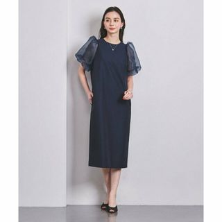 ユナイテッドアローズ(UNITED ARROWS)の【NAVY】コンビ バルーンスリーブ ワンピース(その他)