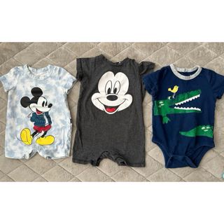 ベビーギャップ(babyGAP)のベビーロンパース3点セット 70-80(ロンパース)