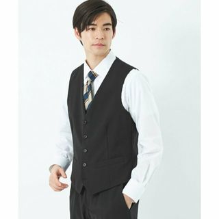 ユナイテッドアローズグリーンレーベルリラクシング(UNITED ARROWS green label relaxing)の【BLACK】A+ TWPUトロ スリム 5B スーツベスト -ウォッシャブル-(その他)