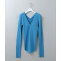 【COBALT】<6(ROKU)>COTTON RIB V NECK PULLO