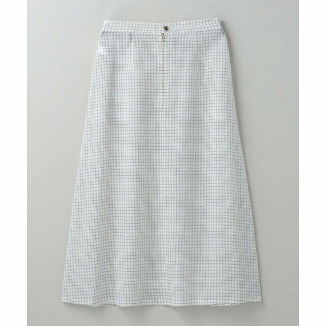 6 (ROKU)(ロク)の【BEIGE】<6(ROKU)>CUPRO COTTON SUKE CHECK SKIRT/スカート その他のその他(その他)の商品写真