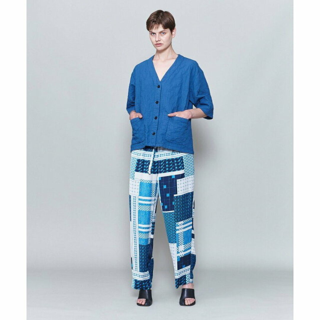 6 (ROKU)(ロク)の【COBALT】<6(ROKU)>PATTERN BLOCK PANTS/パンツ その他のその他(その他)の商品写真