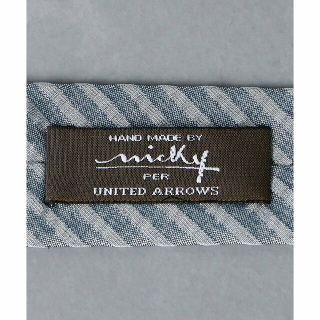 UNITED ARROWS(ユナイテッドアローズ)の【NAVY】<Nicky> サッカー ソリッド ネクタイ メンズのファッション小物(ネクタイ)の商品写真