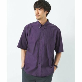 ユナイテッドアローズグリーンレーベルリラクシング(UNITED ARROWS green label relaxing)の【PURPLE】ハーブファブリック ボタンダウンカラー シャツ(その他)