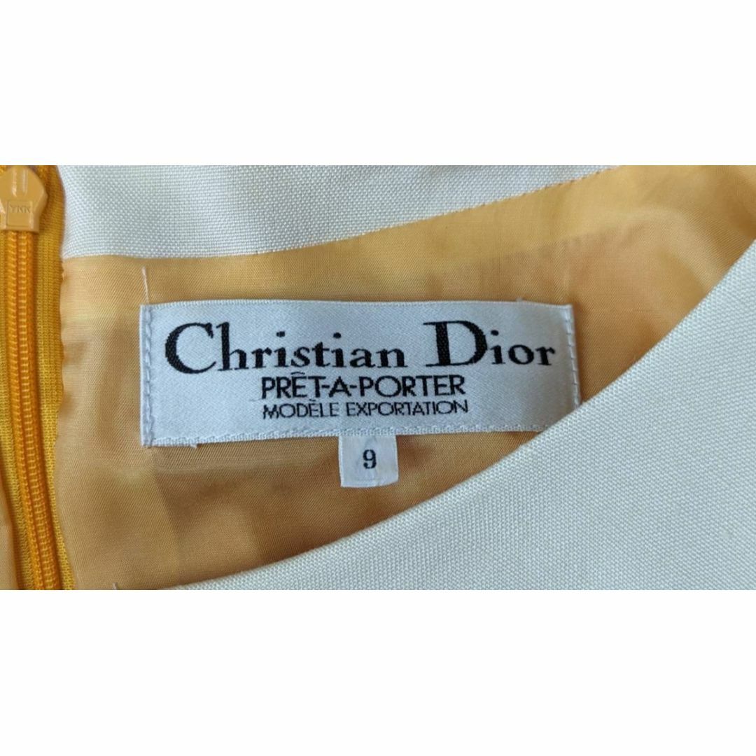 Christian Dior(クリスチャンディオール)のヴィンテージ クリスチャンディオール プレタポルテ Dior ワンピース ドレス レディースのワンピース(ひざ丈ワンピース)の商品写真