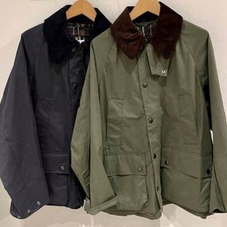 バーブァー(Barbour)のBarbour オーバーサイズ ピーチド ビデイル カジュアル ジャケット(ミリタリージャケット)