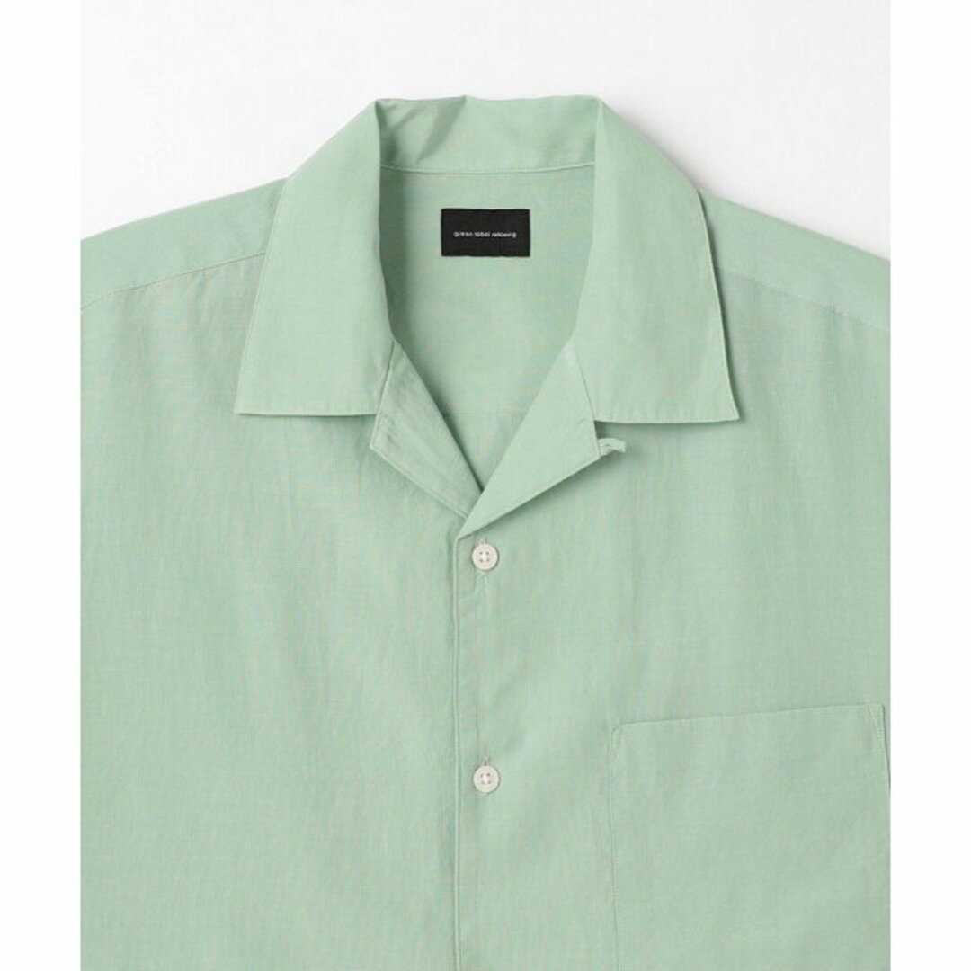 UNITED ARROWS green label relaxing(ユナイテッドアローズグリーンレーベルリラクシング)の【LIME】アルコットローン ジャストルーズ オープンカラー シャツ -接触冷感- その他のその他(その他)の商品写真