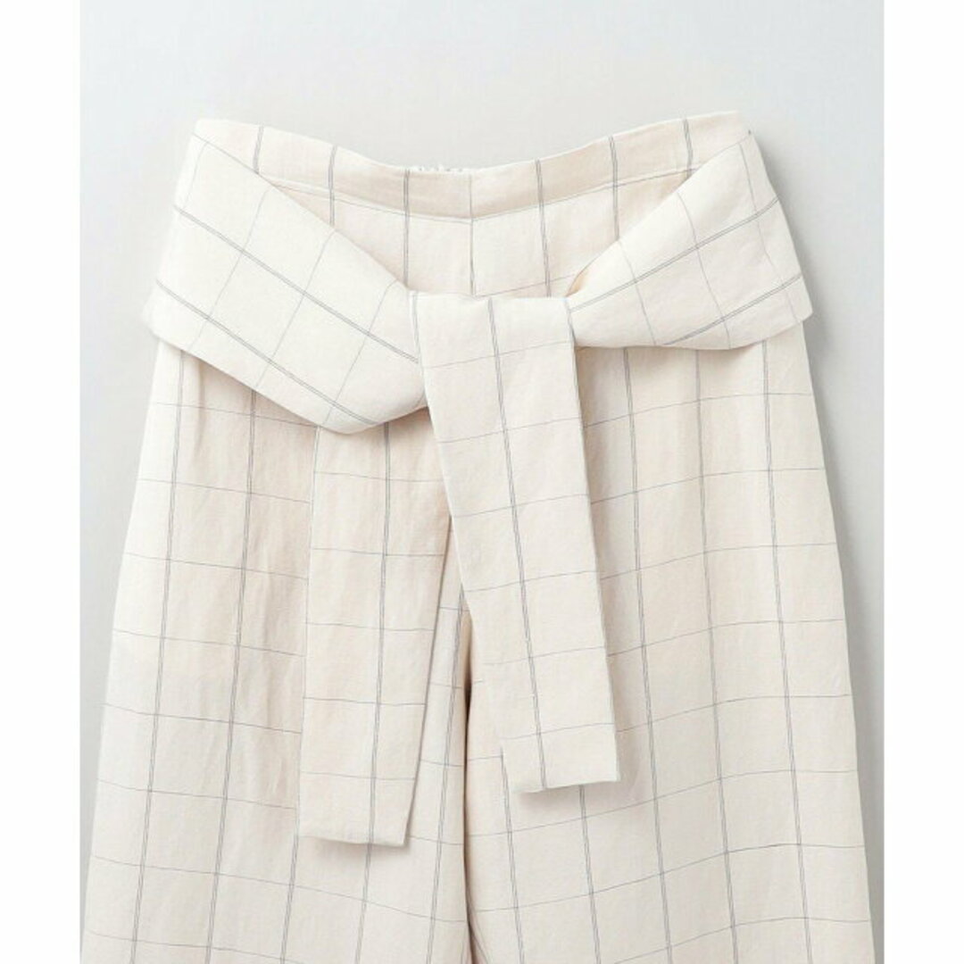 6 (ROKU)(ロク)の【BEIGE】<6(ROKU)>ASA RAYON SILK CHECK PANTS/パンツ その他のその他(その他)の商品写真