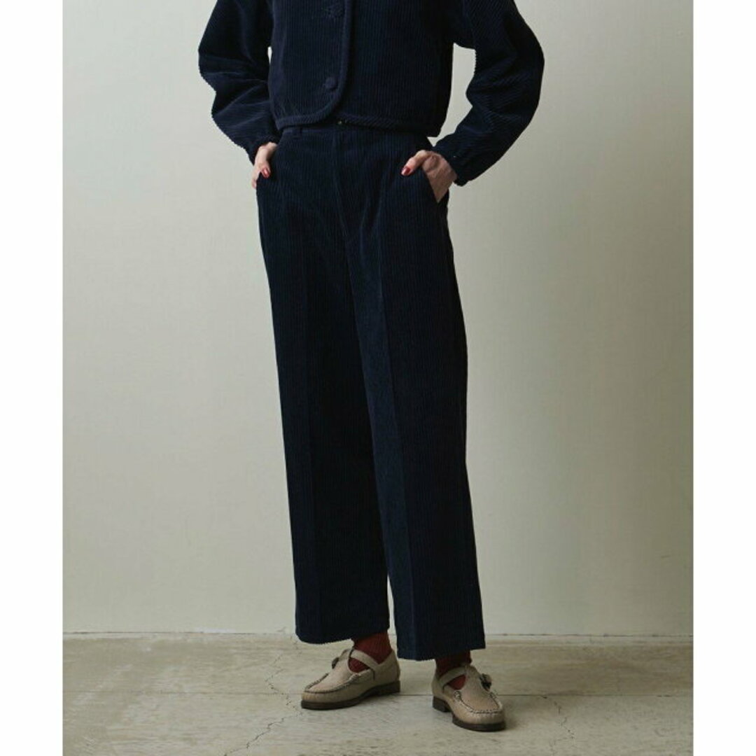 steven alan(スティーブンアラン)の【NAVY】<Steven Alan>WIDE CORDUROY TROUSERS/パンツ レディースのパンツ(その他)の商品写真