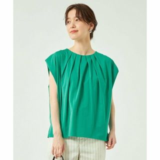 ユナイテッドアローズグリーンレーベルリラクシング(UNITED ARROWS green label relaxing)の【KELLY】タック ボリューム プルオーバー カットソー -接触冷感-(カットソー(長袖/七分))