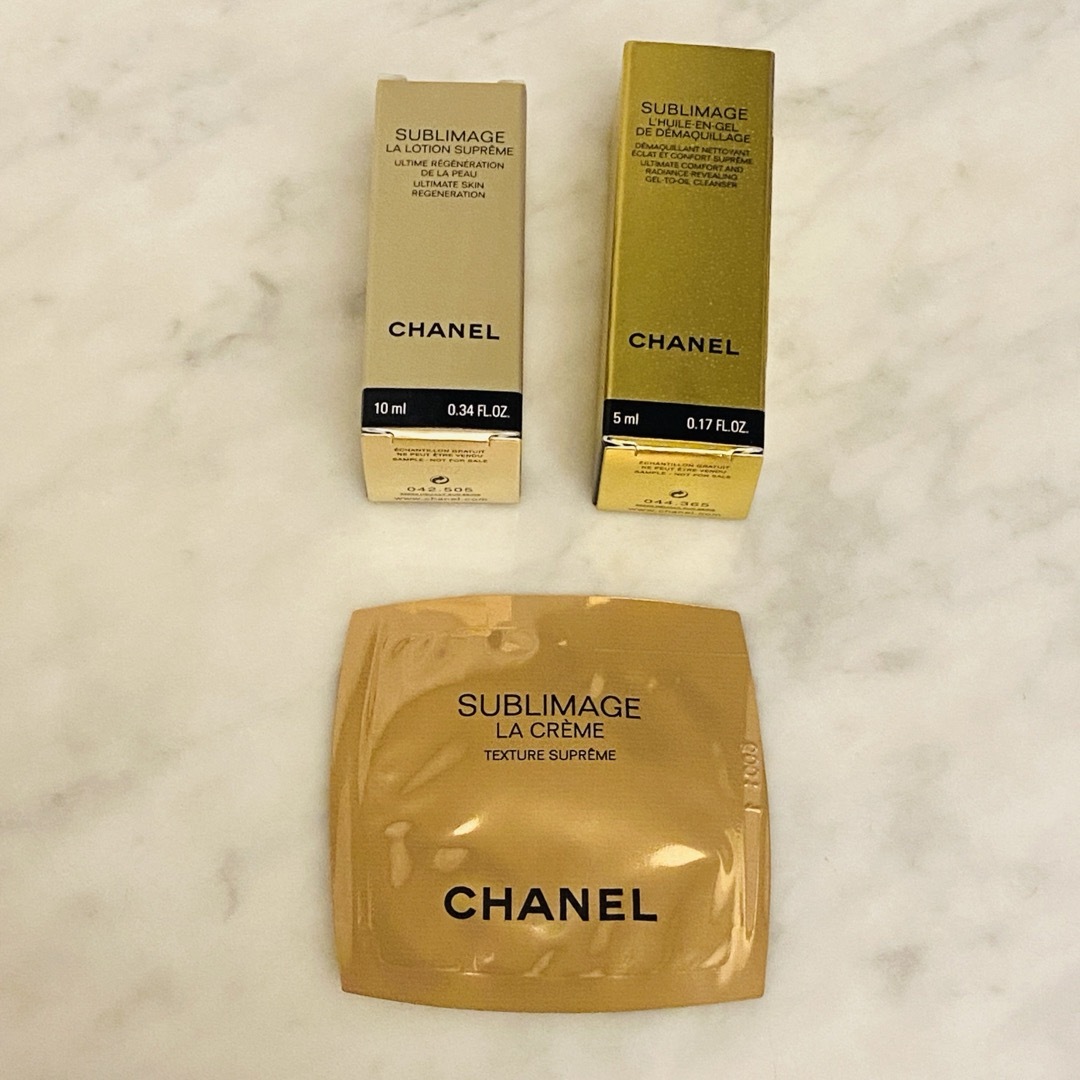 CHANEL(シャネル)のシャネル  CHANEL サブリマージュ サンプル ローション 化粧水 クレーム コスメ/美容のキット/セット(サンプル/トライアルキット)の商品写真