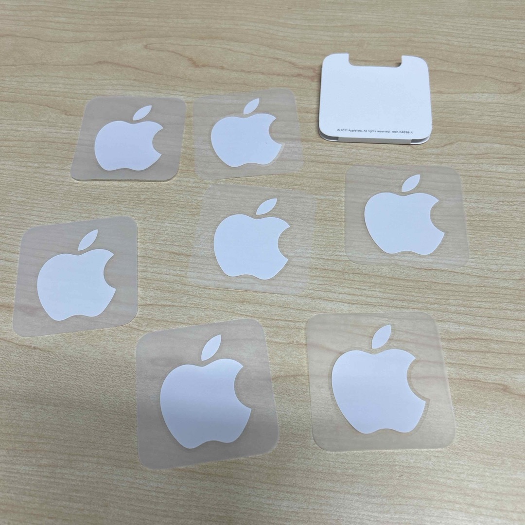 Apple(アップル)のアップルステッカー、シムピン インテリア/住まい/日用品の文房具(シール)の商品写真