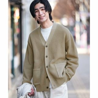 アーバンリサーチドアーズ(URBAN RESEARCH DOORS)の【BEIGE】ハードニットカーディガン(カーディガン)