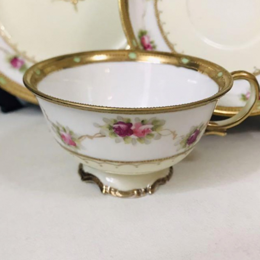 Noritake - オールドノリタケ 薔薇 金盛 ビジューの通販 by Noritake - オールドノリタケ 薔薇 金盛 ビジューの通販 by
