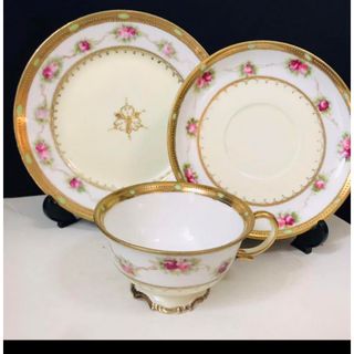 ノリタケ(Noritake)のオールドノリタケ  薔薇　金盛　ビジュー(食器)