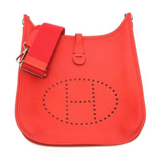 エルメス(Hermes)のエルメス HERMES エブリン3 PM カバン ショルダーバッグ トリヨンクレマンス □R刻 レッド系(ショルダーバッグ)