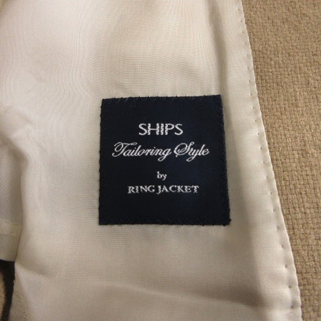 SHIPS(シップス)のシップス RING JACKET チェスターコート ミドル丈 ベージュ M メンズのジャケット/アウター(ステンカラーコート)の商品写真