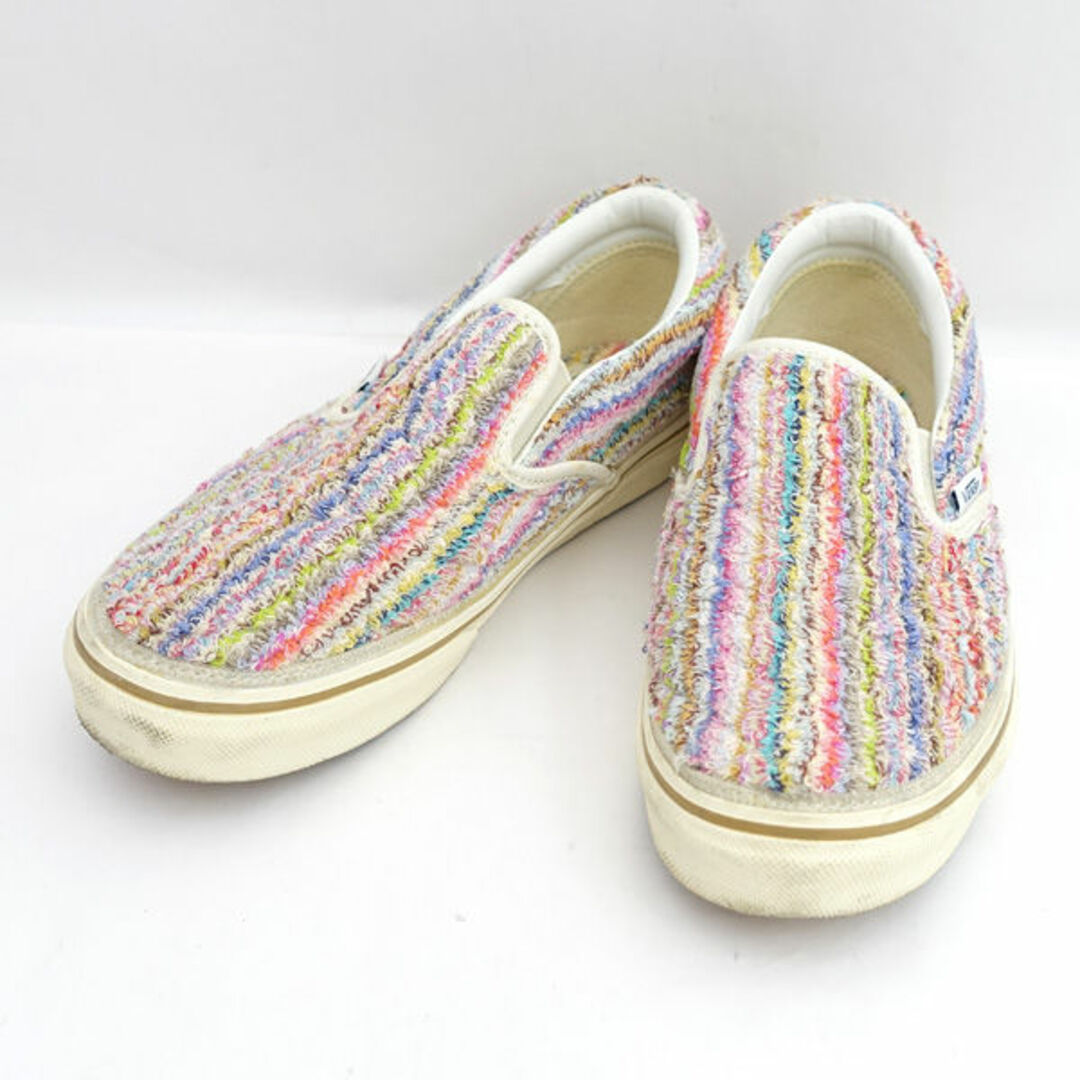 VANS × Sieste Peau / バンズ シエスタ・ポー ◆スリッポン/スニーカー/マルチカラー/24.5cm 538910-0001 【靴/クツ/シューズ/SHOES】 レディースファッション【中古】 [0220478402] レディースの靴/シューズ(スリッポン/モカシン)の商品写真