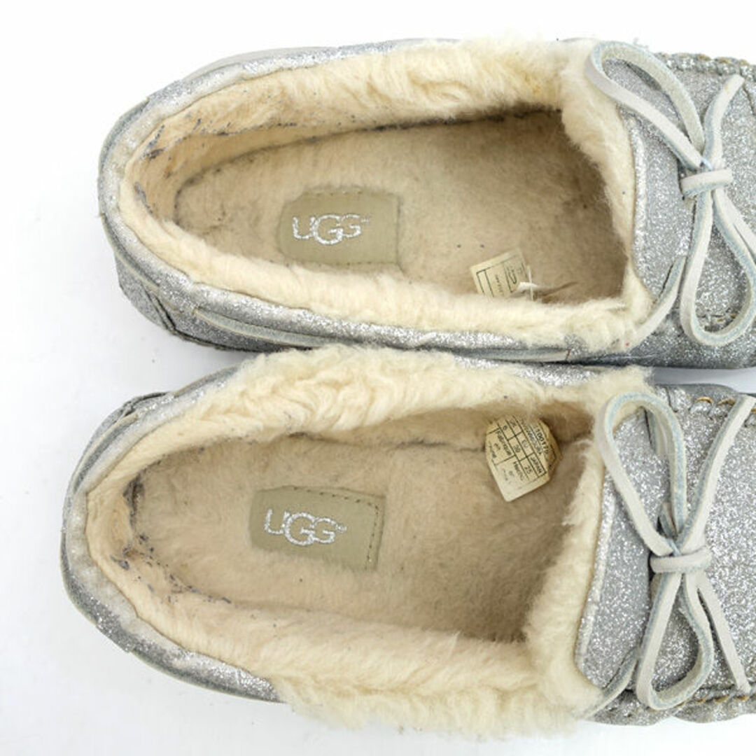 UGG - UGG / アグ ◇モカシン/ダコタ スパークル//シルバー UGG - UGG / アグ ◇モカシン/ダコタ スパークル//シルバー