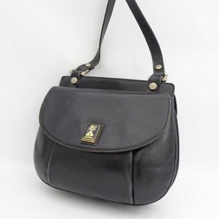 バーバリー(BURBERRY)のBURBERRY / バーバリー ■ショルダーバッグ レザー ブラック 【バッグ/バック/BAG/鞄/カバン】 ブランド【中古】 [0990012862](ショルダーバッグ)