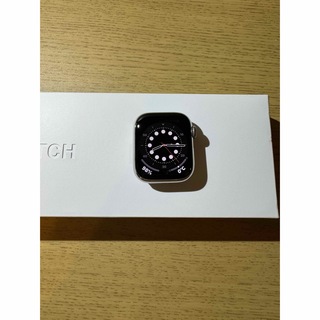 アップルウォッチ(Apple Watch)のAppleWatch Series7 41mm シルバーステンレス(腕時計(デジタル))