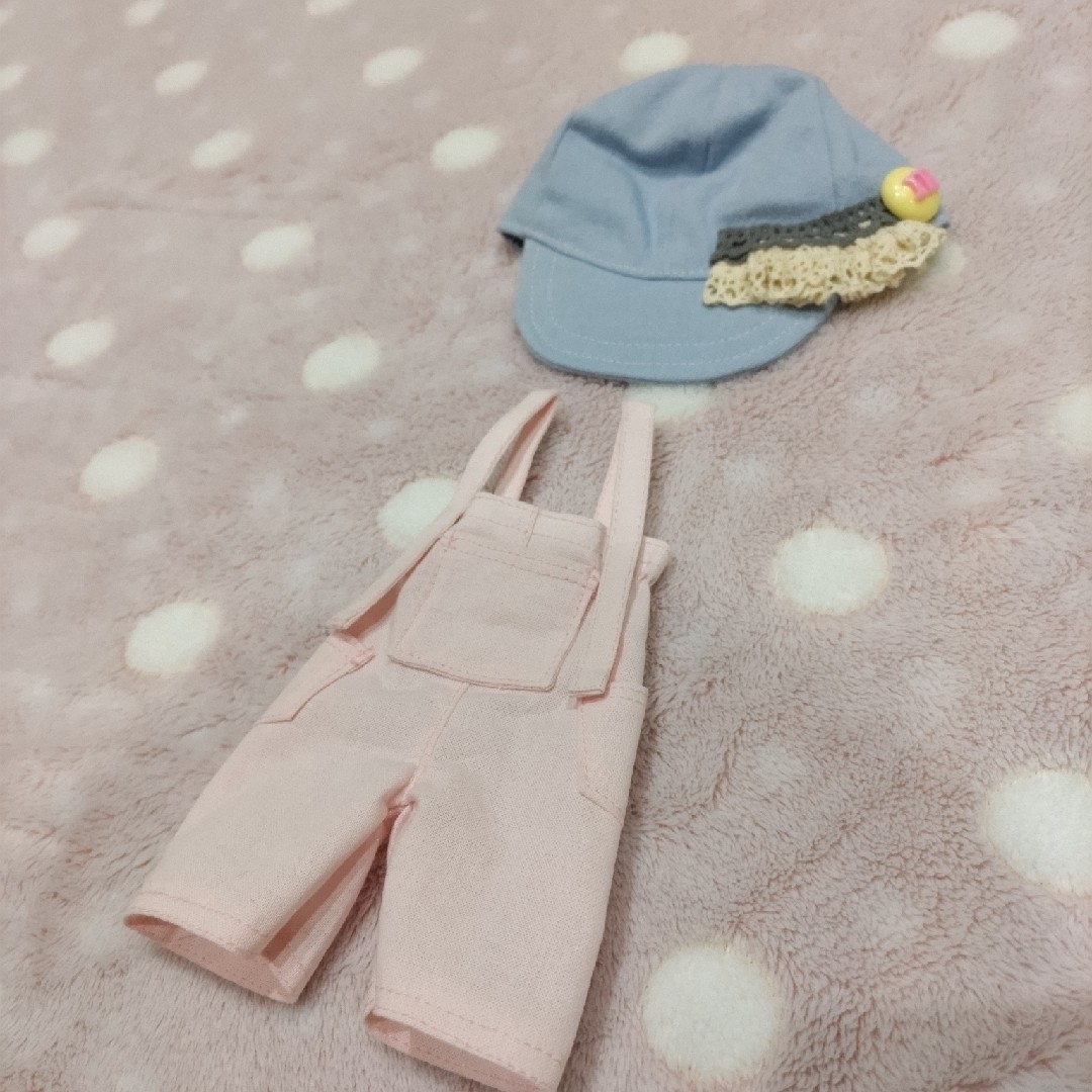 ネオブライス　アウトフィット　ピンク　帽子　1/6　人形　服　キャップ帽 ハンドメイドのぬいぐるみ/人形(その他)の商品写真