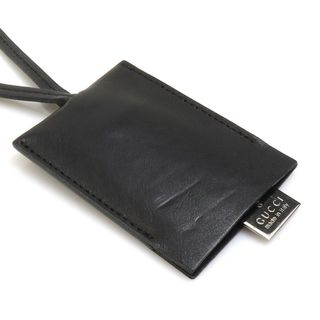 Gucci - グッチ GUCCI ネックストラップ キーリング レザー/メタル ブラック ユニセックス 送料無料【中古】 e57880f