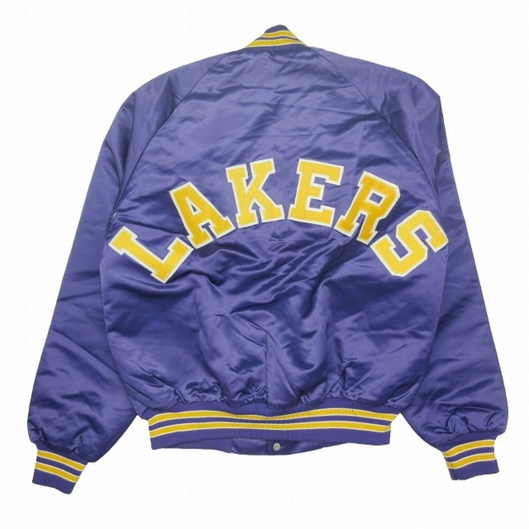 other(アザー)の90s チョークライン レイカーズ Lakers スタジャン M ◎ME1 メンズのジャケット/アウター(スタジャン)の商品写真