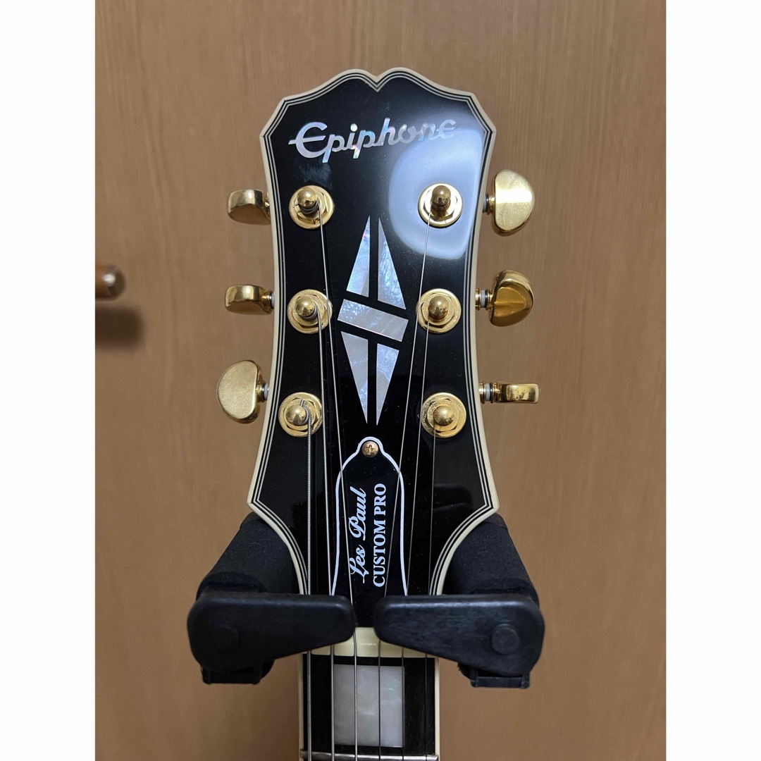 Epiphone レスポールカスタムプロ　エボニーエレキギター