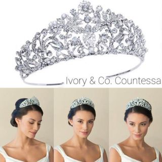 ヴェラウォン(Vera Wang)のIVORY&CO.  Countessaティアラ(ヘッドドレス/ドレス)