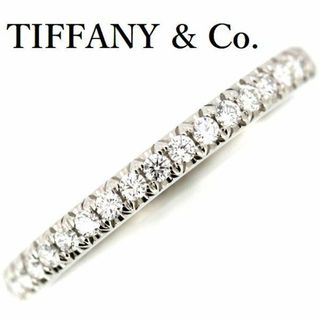 ティファニー(Tiffany & Co.)のティファニー ソレスト ダイヤモンド バンド リング フルエタニティー Pt950 7.5号(リング(指輪))