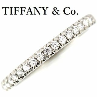 ティファニー(Tiffany & Co.)のティファニー ソレスト ダイヤモンド バンド リング フルエタニティー Pt950 7.5号(リング(指輪))