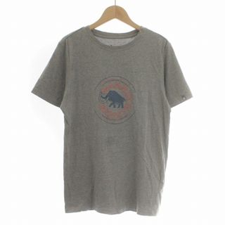 マムート(Mammut)のMAMMUT Tシャツ カットソー ロゴ 半袖 クルーネック M グレー(その他)