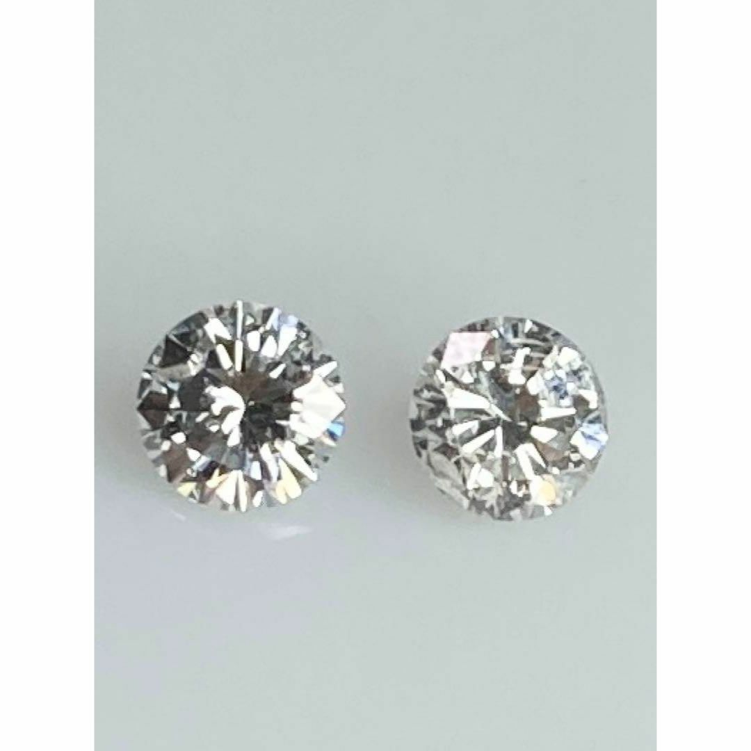 きれいですテリテリPT天然ダイヤモンドピアス 計0.8ct D SI1 きれいですテリテリPT天然ダイヤモンドピアス 計0.8ct D SI1