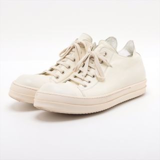 リックオウエンス(Rick Owens)のリックオウエンス  レザー 43 ホワイト メンズ スニーカー(スニーカー)