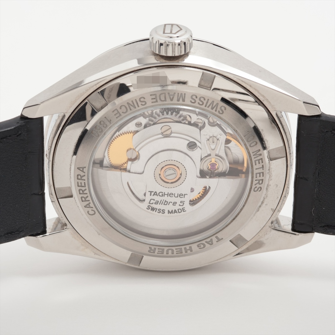 TAG Heuer(タグホイヤー)のタグホイヤー カレラ キャリバー5 デイデイト SS×革   メンズ 腕時 メンズの時計(腕時計(アナログ))の商品写真