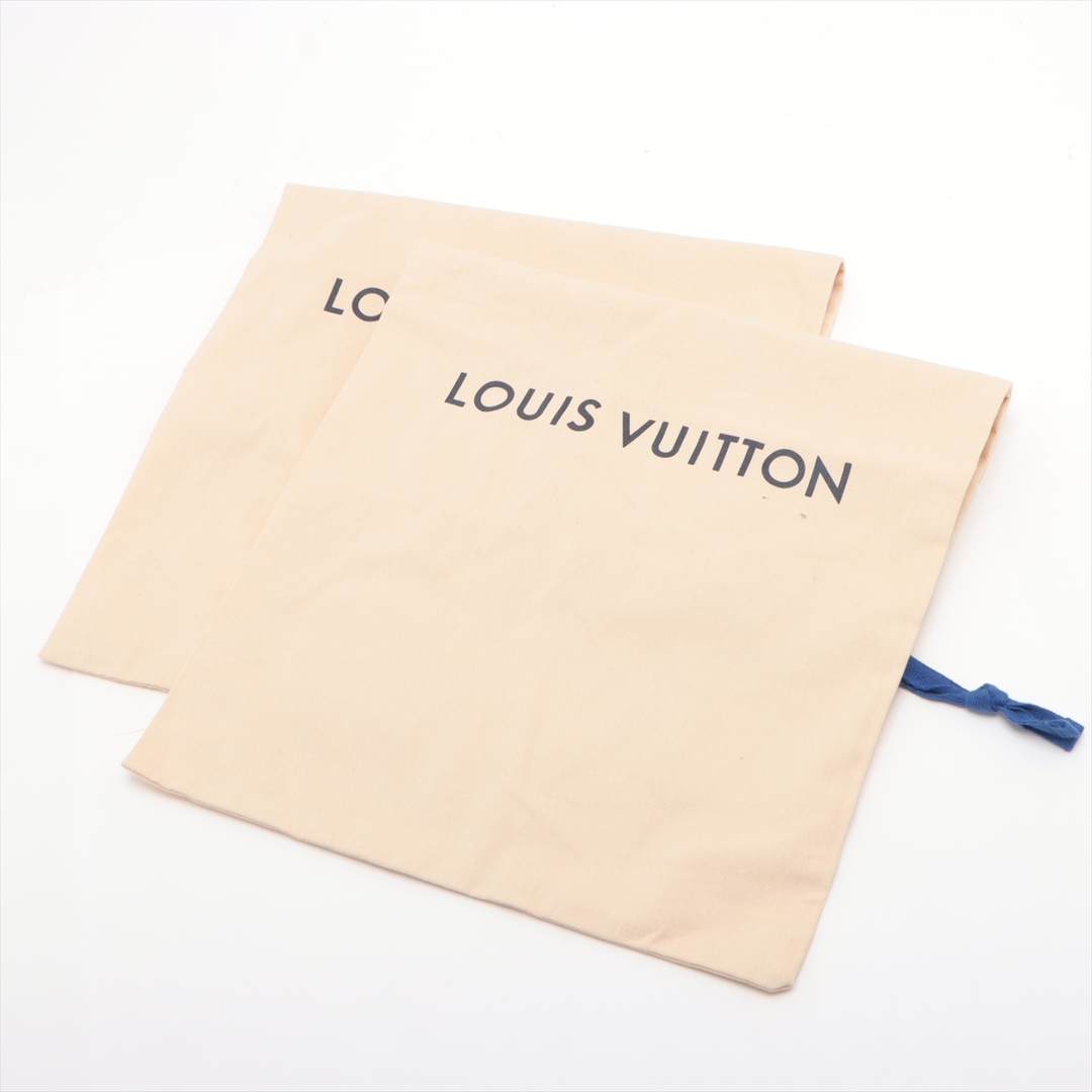 LOUIS VUITTON(ルイヴィトン)のヴィトン ルクセンブルクライン レザー 7 1/2 ブラック メンズ スニ メンズの靴/シューズ(スニーカー)の商品写真