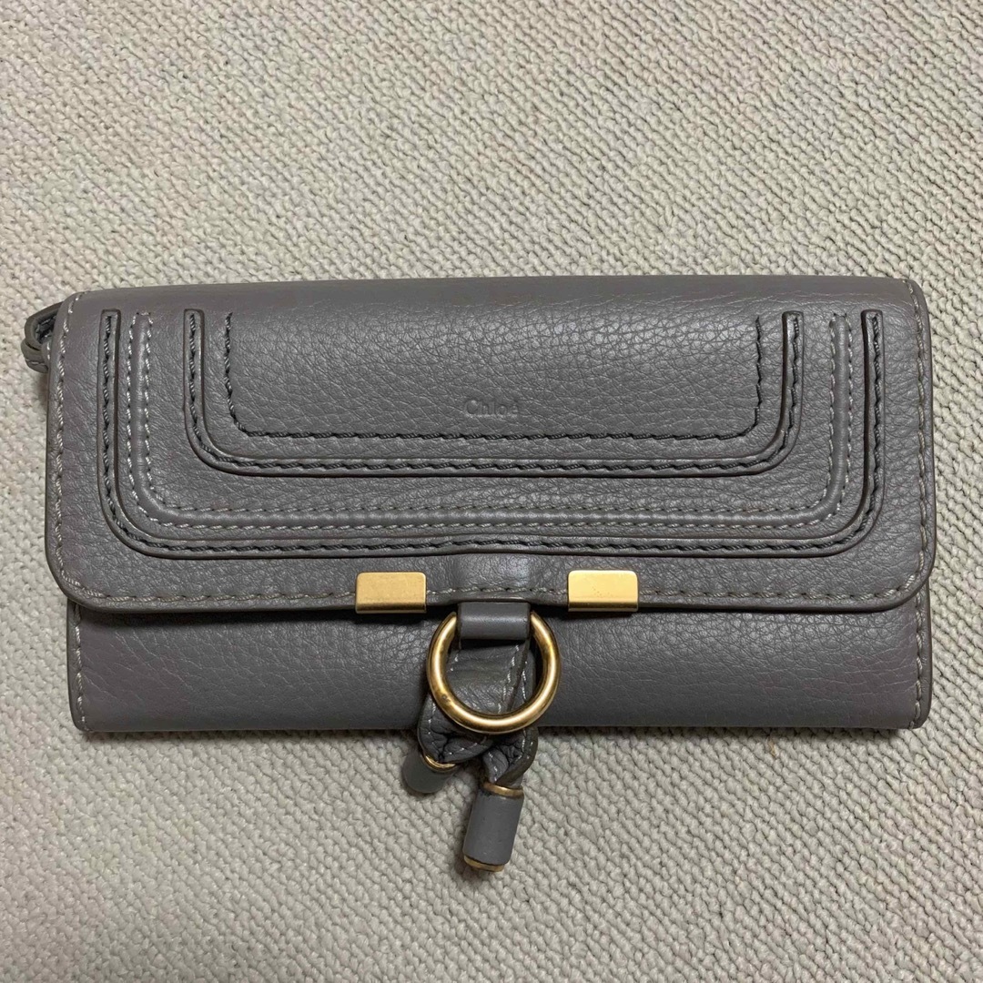 Chloe(クロエ)のChloe 長財布 グレー マーシー レディースのファッション小物(財布)の商品写真