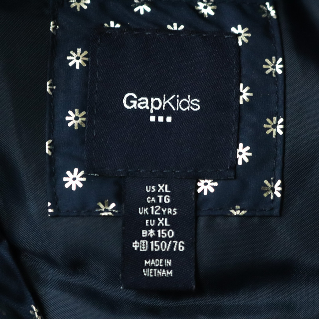 GAP(ギャップ)のギャップ ダウンベスト 中綿入り アウター キッズ 女の子用 150サイズ ネイビー GAP キッズ/ベビー/マタニティのキッズ服女の子用(90cm~)(ジャケット/上着)の商品写真