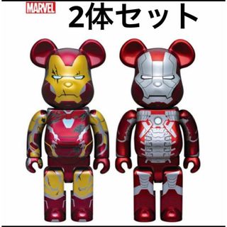 ベアブリック(BE@RBRICK)のHappyくじ アイアンマン ベアブリック SP賞 ラスト賞(アメコミ)