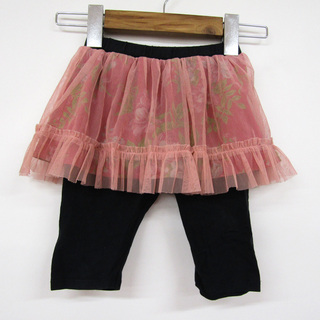 ジルスチュアート(JILLSTUART)のジルスチュアート チュールスカート レギンス付き ベビー 女の子用 90サイズ ピンク×ブラック JILLSTUART(スカート)