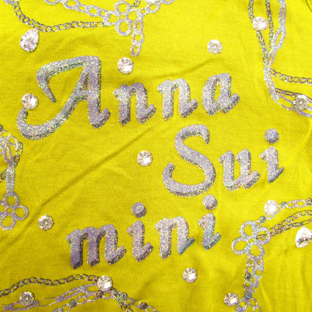 ANNA SUI(アナスイ)のアナスイ タンクトップ ラメ ビジュー ベビー 女の子用 90サイズ グリーン ANNA SUI キッズ/ベビー/マタニティのベビー服(~85cm)(Ｔシャツ)の商品写真