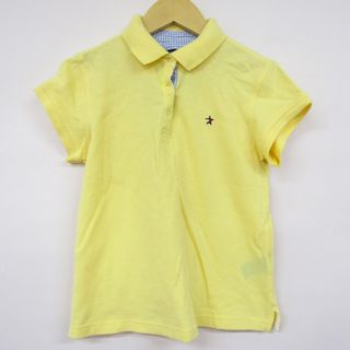 トミーヒルフィガー(TOMMY HILFIGER)のトミーヒルフィガー 半袖ポロシャツ ワンポイントロゴ キッズ 男の子用 M/Mサイズ イエロー TOMMY HILFIGER(Tシャツ/カットソー)