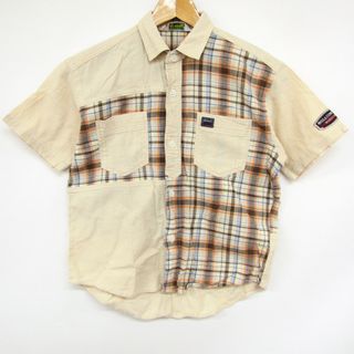 McGREGOR - マックレガー 半袖シャツ チェック柄  キッズ 男の子用 130サイズ ベージュ McGregor