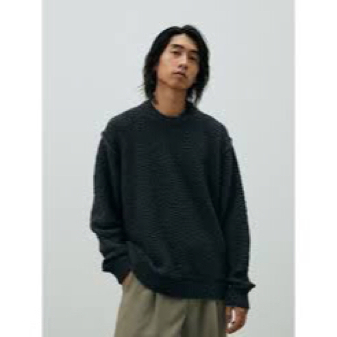 LIDNM(リドム)のLidnm リドム　COTTON SLUB REVERSIBLE KNIT メンズのトップス(ニット/セーター)の商品写真